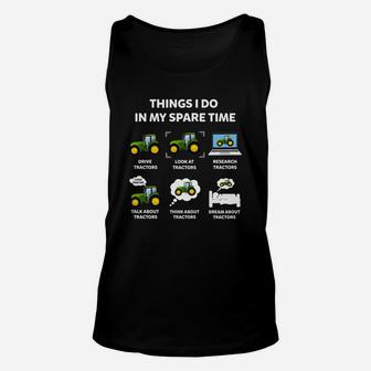 Things I Do In My Spare Time Unisex Tank Top - Thegiftio UK