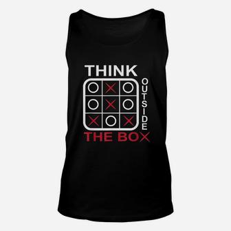 Think Outside The Box Unisex Tank Top | Crazezy