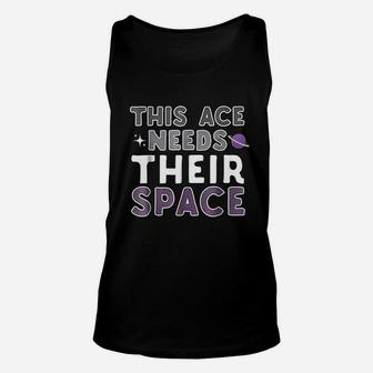 This Ace Needs Their Space Lgbt Funny Unisex Tank Top | Crazezy AU