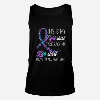 This Is My Fight Unisex Tank Top | Crazezy AU