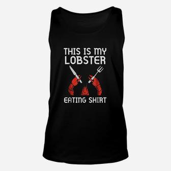 This Is My Lobster Eating Funny Seafood Boil Eat Retro Unisex Tank Top - Thegiftio UK