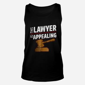 This Lawyer Is Appealing Funny Law Student Attorney Unisex Tank Top - Thegiftio UK