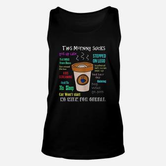 This Morning Sucks No Milk For Cereal Unisex Tank Top - Thegiftio