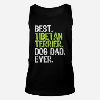 Tibetan Terrier Dog Dad Fathers Day Unisex Tank Top | Crazezy CA