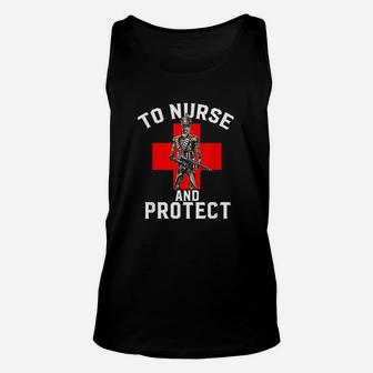 To Nurse And Protect Unisex Tank Top | Crazezy CA