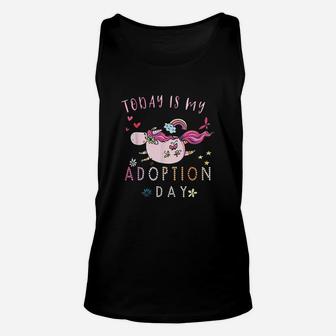 Today Is My Adoption Day Unisex Tank Top | Crazezy