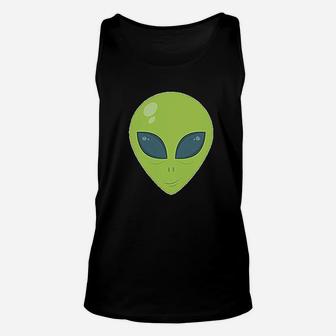 Toddler Alien Face Unisex Tank Top | Crazezy CA