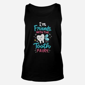 Tooth Fairy Pediatric Dentist Dental Assistant Hygienist Unisex Tank Top - Monsterry