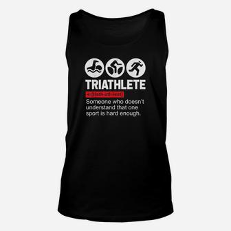 Triathlet Ein Sport Ist Nicht Genug Triathlon TankTop - Seseable