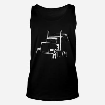 Truck For Truck Drivers Who Love Unisex Tank Top | Crazezy