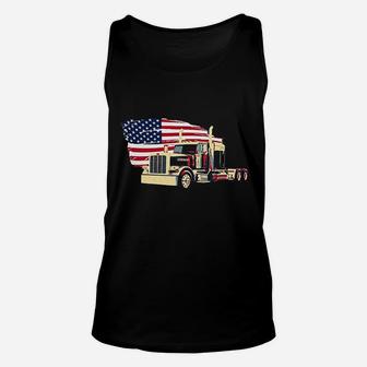 Trucks Truck Driver Unisex Tank Top | Crazezy