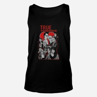 True Romance Character Collage Art Unisex Tank Top - Thegiftio