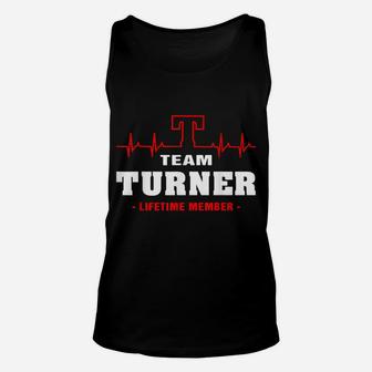 Turner Surname Proud Family Team Turner Lifetime Member Unisex Tank Top | Crazezy AU