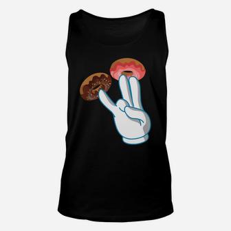 Two In The Pink, One In The Stink - Glazed Doughnuts Sweatshirt Unisex Tank Top | Crazezy AU