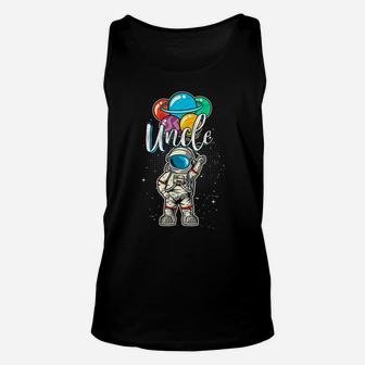 Uncle Birthday Funny Astronaut In Space Gifts Lover Unisex Tank Top | Crazezy