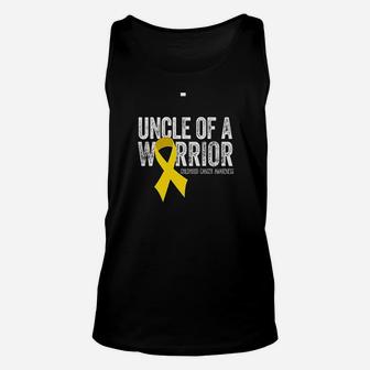 Uncle Of A Warrior Childhood Unisex Tank Top | Crazezy DE