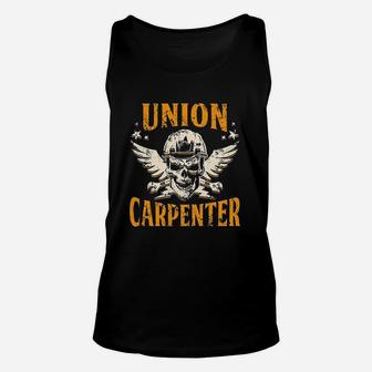 Union Carpenter Proud Union Worker Unisex Tank Top - Thegiftio UK
