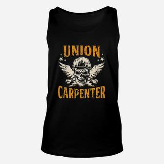 Union Carpenter Proud Union Worker Unisex Tank Top - Thegiftio UK