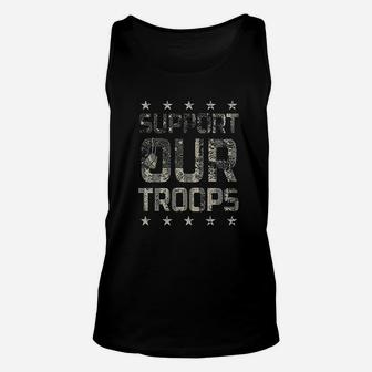 United States Army Support Our Troops Graphic Unisex Tank Top | Crazezy AU