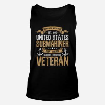 United States Of America Submariner Veteran Unisex Tank Top | Crazezy CA