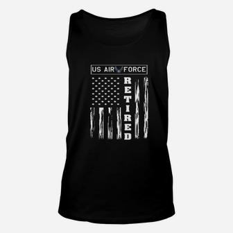 Us Air Force Retired Unisex Tank Top - Thegiftio