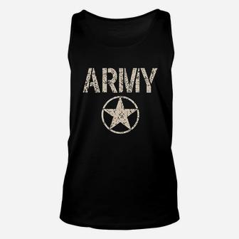 Us Army Star With Flag Unisex Tank Top | Crazezy CA