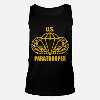 Us Paratrooper Unisex Tank Top - Monsterry