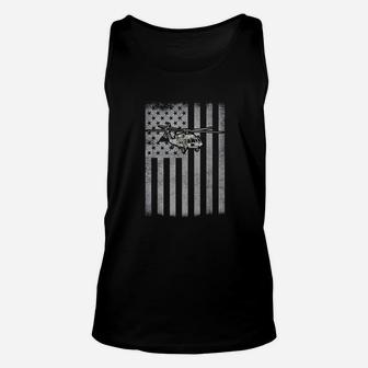 Usa Flag Helicopter Veterans Fathers Day Gift Unisex Tank Top | Crazezy