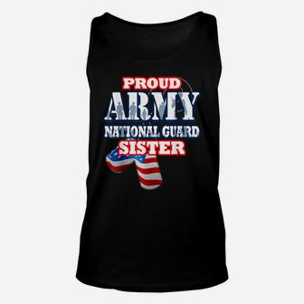 Usa Proud Army National Guard Sister Shirt Women Unisex Tank Top | Crazezy