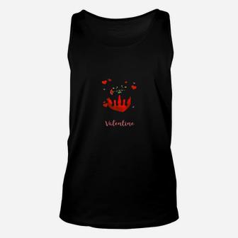 Valentine's Day Cats Unisex Tank Top - Monsterry
