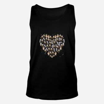 Valentines Gift Owls Lover Unisex Tank Top - Monsterry CA