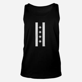 Vertical Chicago Flag Unisex Tank Top - Thegiftio
