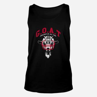 Vibeink New England Football Goat Greatest Of All Time Player Fan Unisex Tank Top - Thegiftio UK