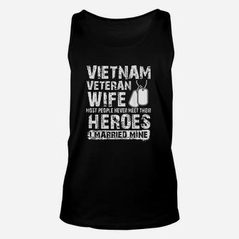 Vietnam Veteran Wife Unisex Tank Top | Crazezy AU