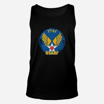 Vintage 1941 Us Army Air Forces Short Sleeve Unisex Tank Top | Crazezy