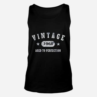 Vintage 1968 Aged To Perfection Unisex Tank Top | Crazezy