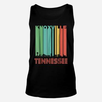 Vintage 1970'S Style Knoxville Tennessee Skyline Unisex Tank Top | Crazezy AU
