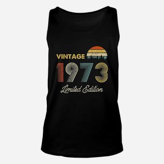 Vintage 1973 Made In 1973 46Th Birthday 46 Years Old Gift Unisex Tank Top | Crazezy