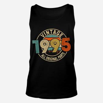 Vintage 1995 - 25 Years Old Gift - 25Th Birthday Unisex Tank Top | Crazezy DE