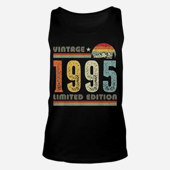 Vintage 1995 Made In 1995 26Th Birthday Shirt 26 Years Old Unisex Tank Top | Crazezy