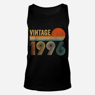 Vintage 1996 26Th Birthday For Men Women 26 Years Old Gifts Unisex Tank Top | Crazezy AU