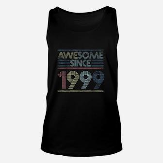 Vintage 22Nd Birthday Gifts Awesome Since 1999 Unisex Tank Top | Crazezy DE