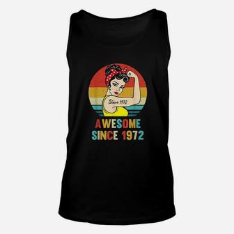 Vintage 49Th Birthday 1972 Women Gift For 49 Year Old Woman Unisex Tank Top | Crazezy