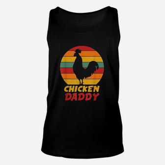 Vintage Chicken Daddy Farmer Country Farm Men Boys Unisex Tank Top | Crazezy UK