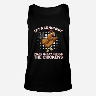 Vintage Crazy Chicken Lover Unisex Tank Top | Crazezy