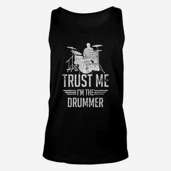 Vintage Drums - Trust Me I'm The Drummer Unisex Tank Top | Crazezy