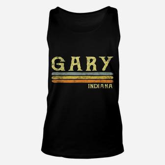 Vintage Gary Indiana In T-Shirt Gift Love Souvenir Unisex Tank Top | Crazezy UK