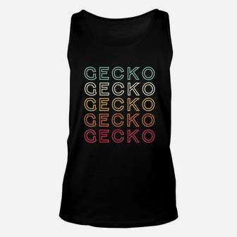Vintage Gecko Retro Unisex Tank Top | Crazezy AU