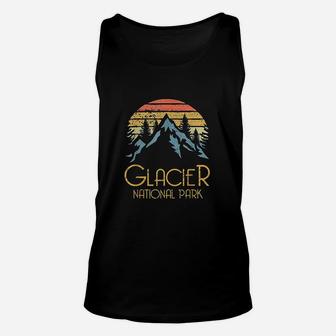 Vintage Glacier National Park Unisex Tank Top | Crazezy CA