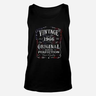 Vintage Made In 1966 55Th Birthday Unisex Tank Top | Crazezy UK